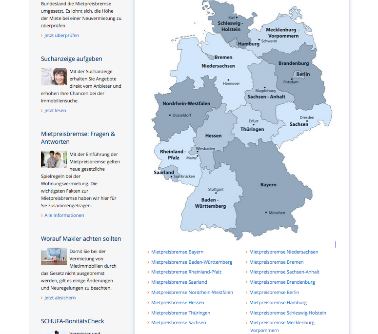 Die Mietpreisbremse in den einzelnen Bundesländern - Redakteurin Charoline Bauer für ImmobilienScout24