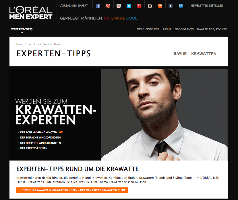 L'Oréal MEN EXPERT Expertentipps