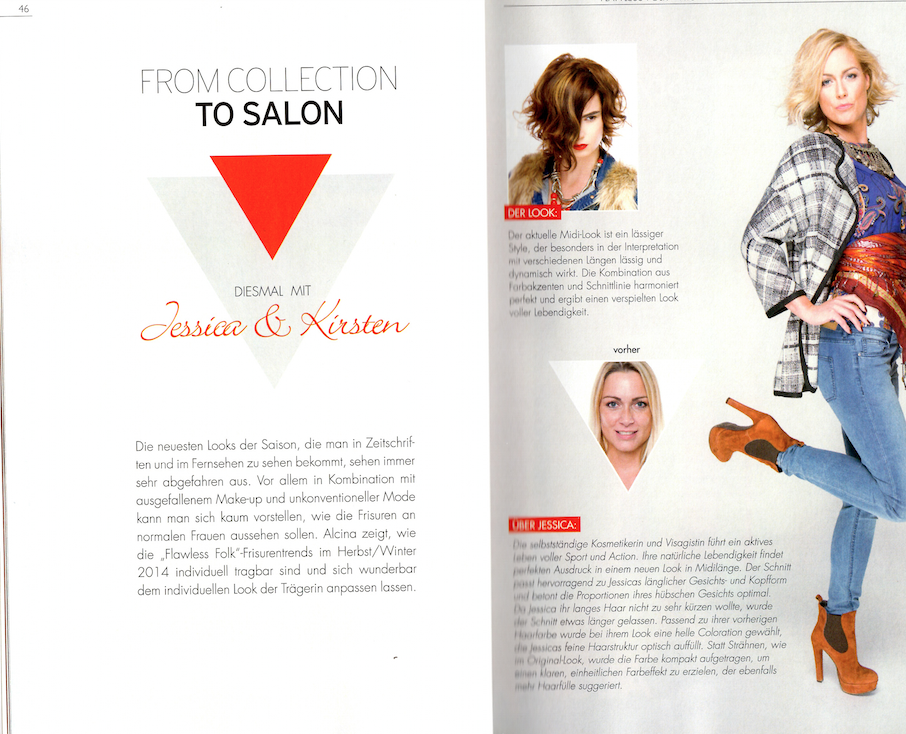 Kundenmagazin Alcina - Flawless Folk Fashion & Frisur